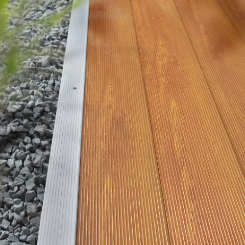  Alu Terrassendielen Abschluss